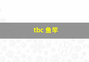 tbc 鱼竿